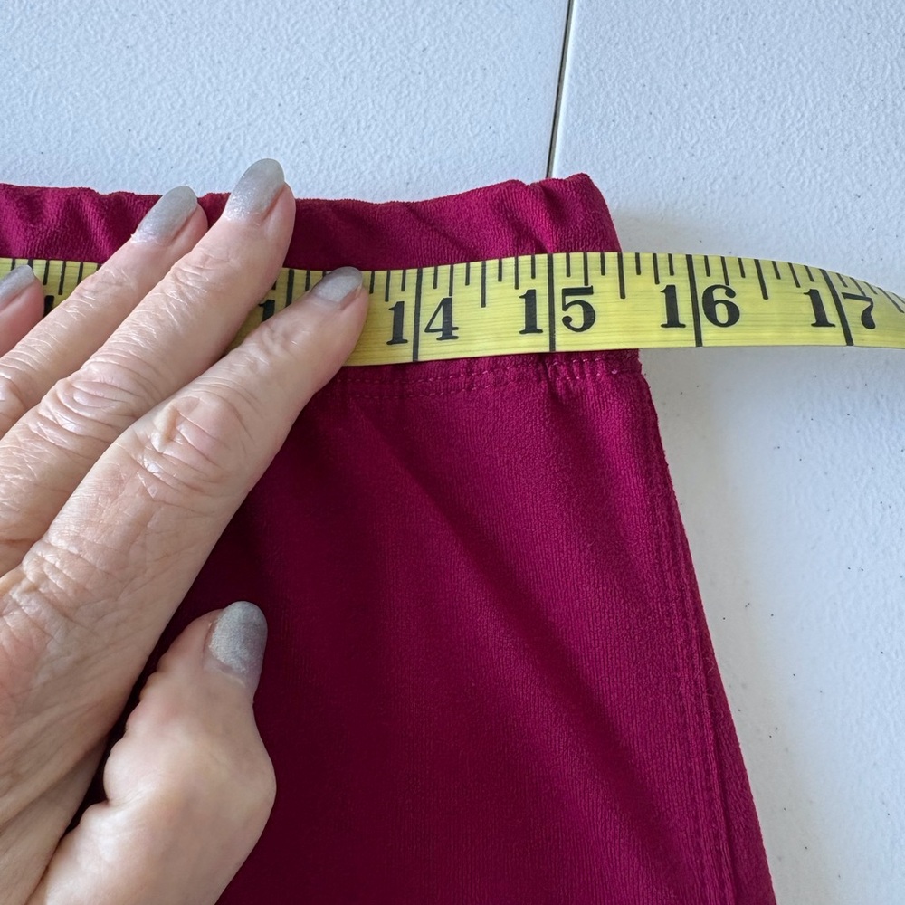 Toad & Co Size M Fuchsia Pink Skirt‎ Elastic Waist Casual Travel Athleisure - Picture 8 of 9
